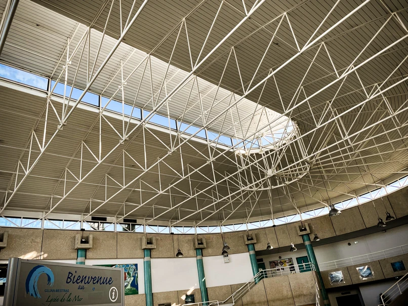 Intervention de cordistes MS Access pour c’est les vacances chez LYCÉE DE LA MER à Gujan Mestras (bâtiment) – 2